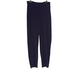 Eileen Fisher black Athleisure Stretchy Pants, Size M/Tall
